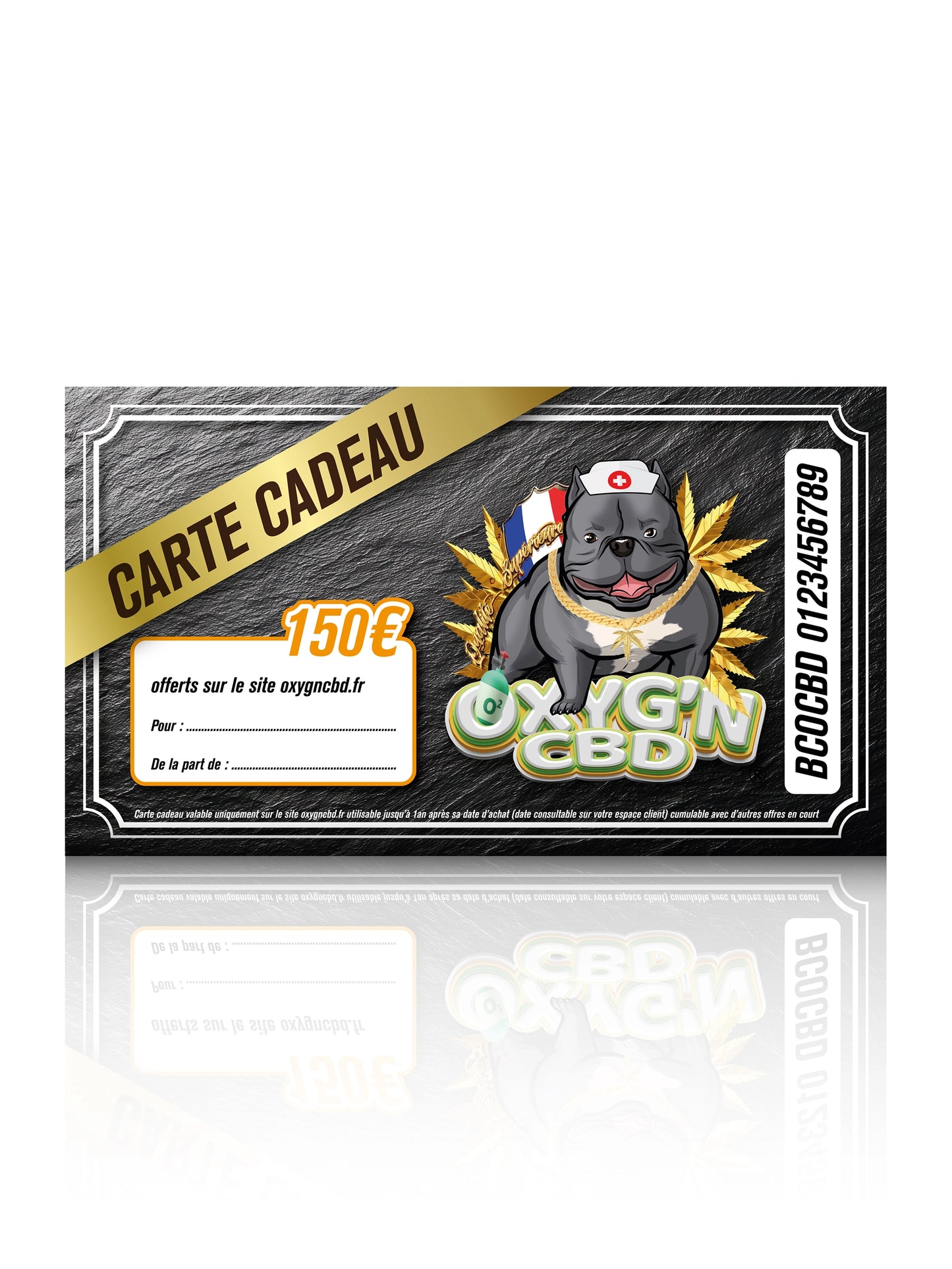 Carte Cadeau Oxyg'n CBD