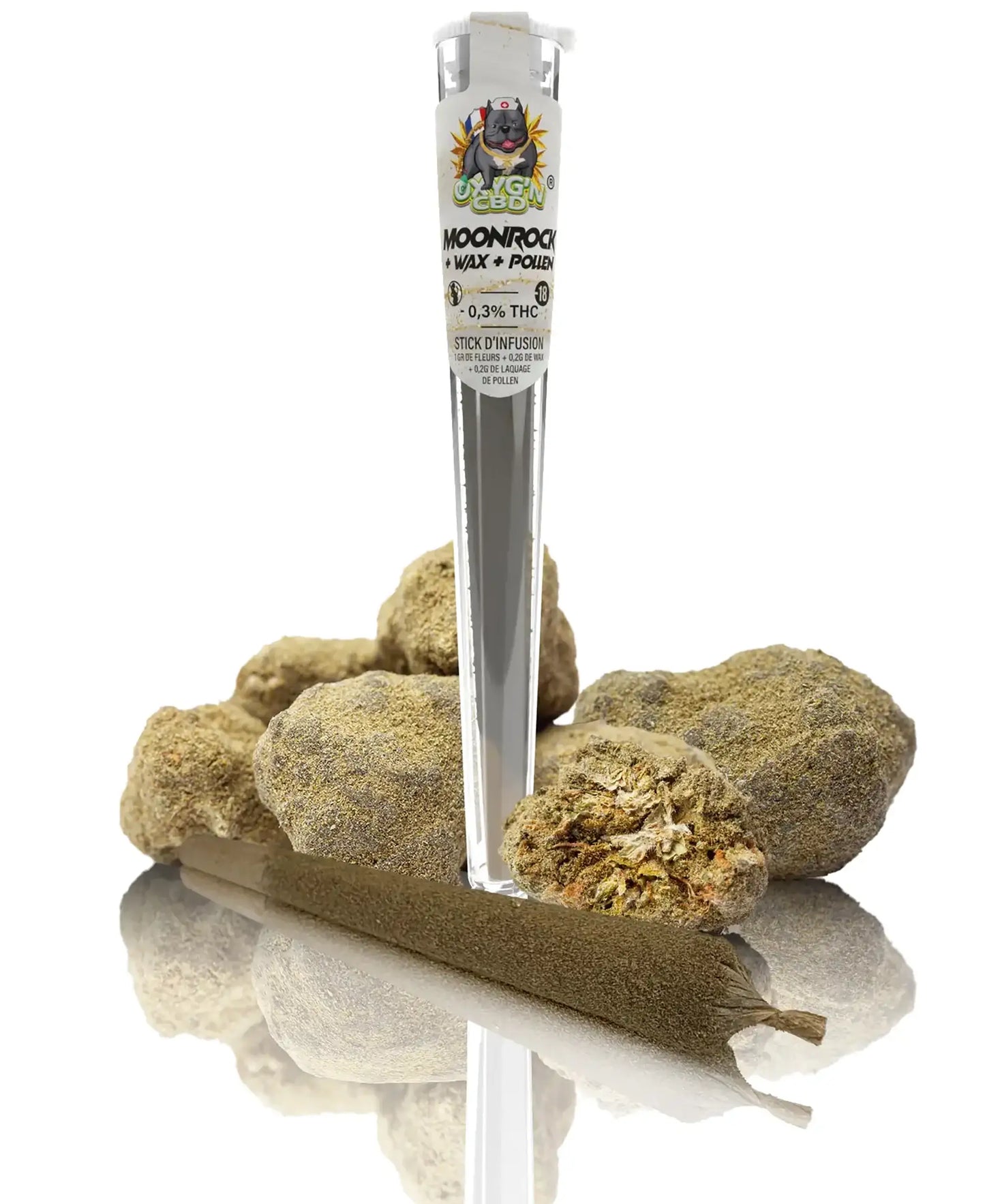 Moonrock + Wax + Pollen Pré - Roll - OXYG'N