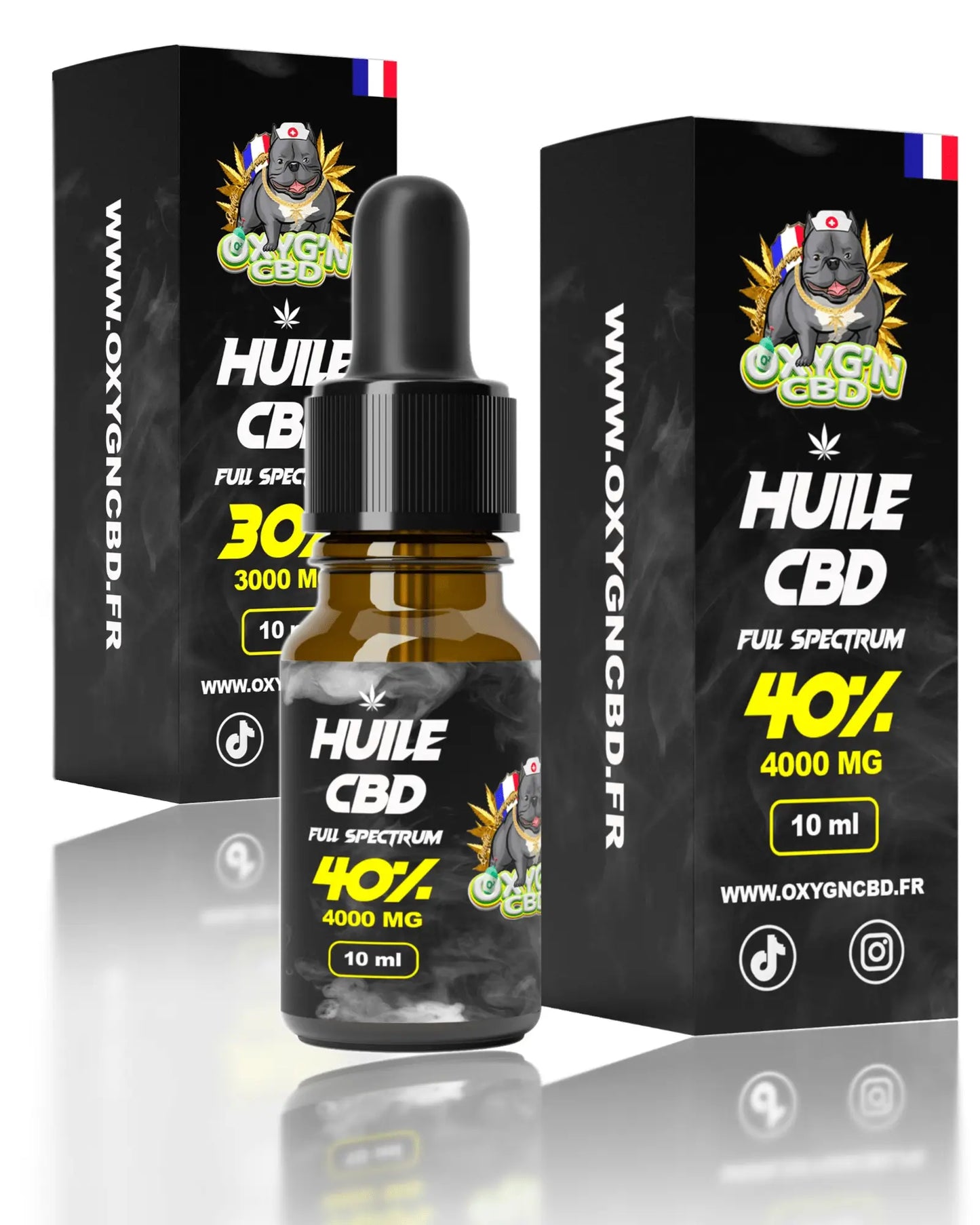 Cure Intense Oxyg'n Pack Huile CBD - OXYG'N