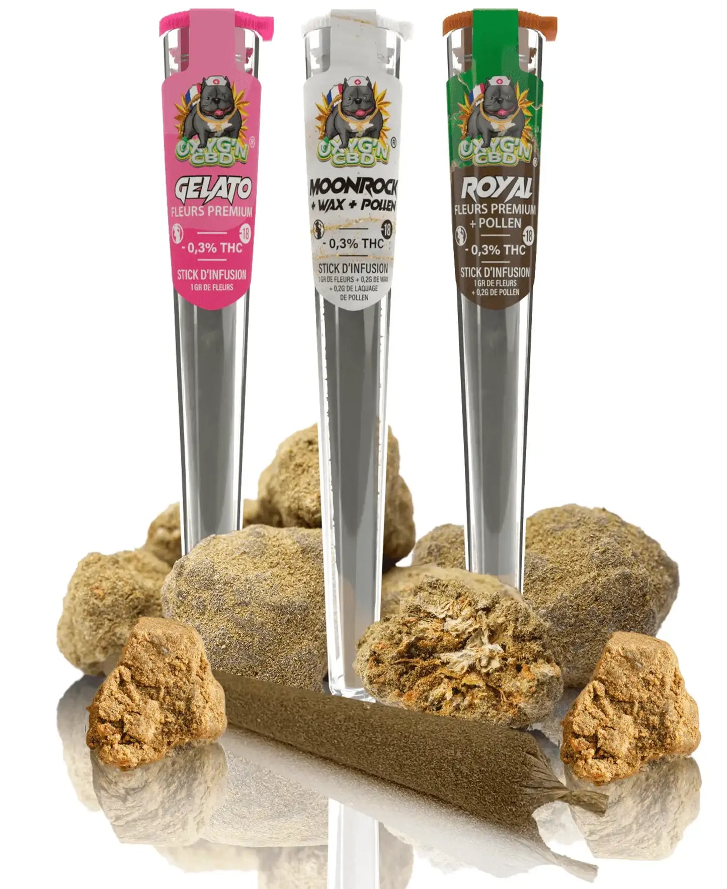 3 pré-roll spéciaux - OXYG'N CBD