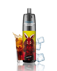 Puff nicotine goût Cola Ice 15000 bouffées Tornado x White Rabbit