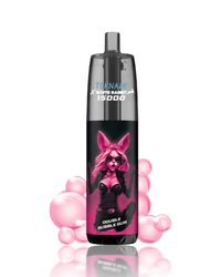 Puff rechargeable Double Bubble Gum 15000 bouffées Tornado x White Rabbit - OXYG'N