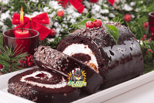 Bûche de Noël au CBD : une touche originale pour vos fêtes