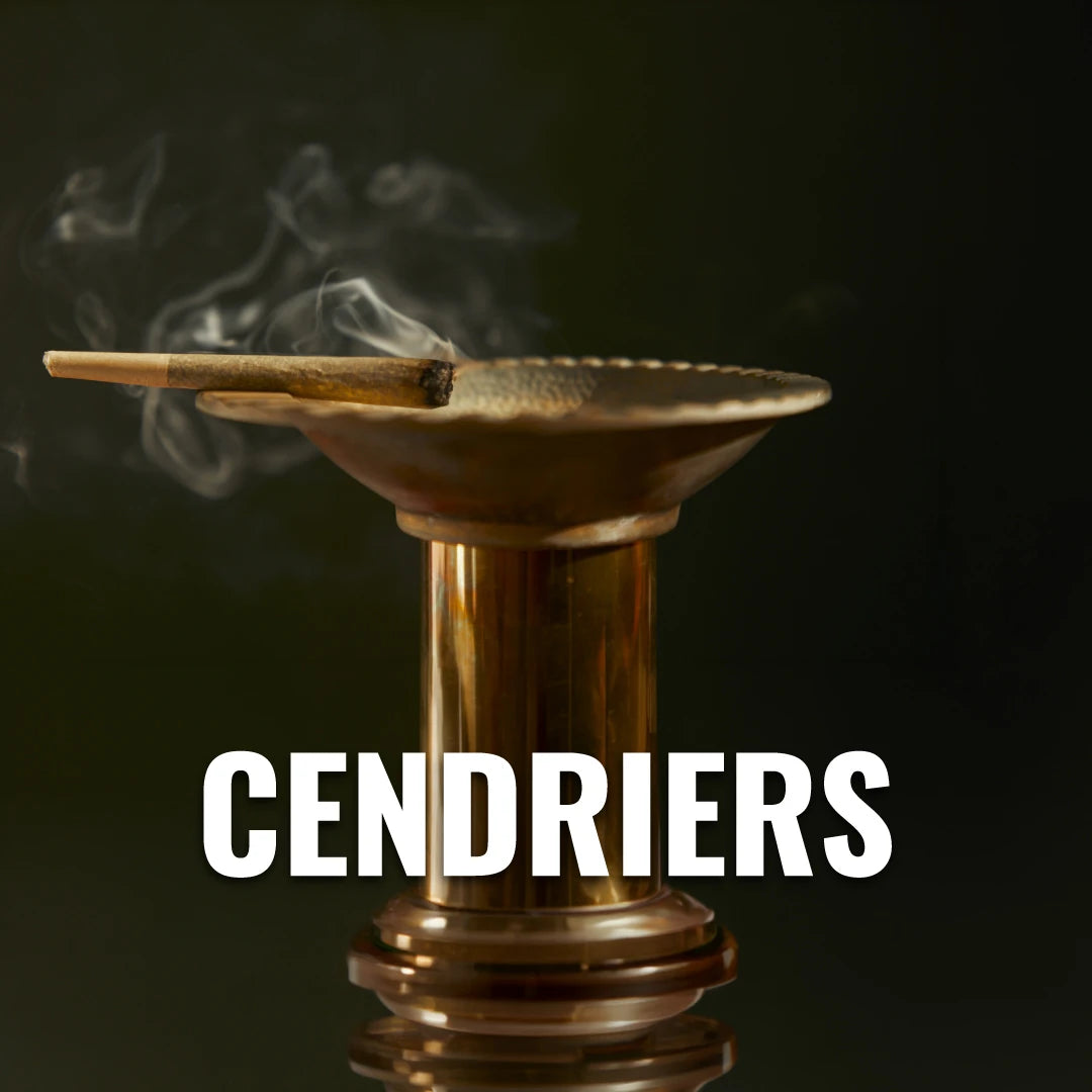 Cendrier avec un joint de CBD