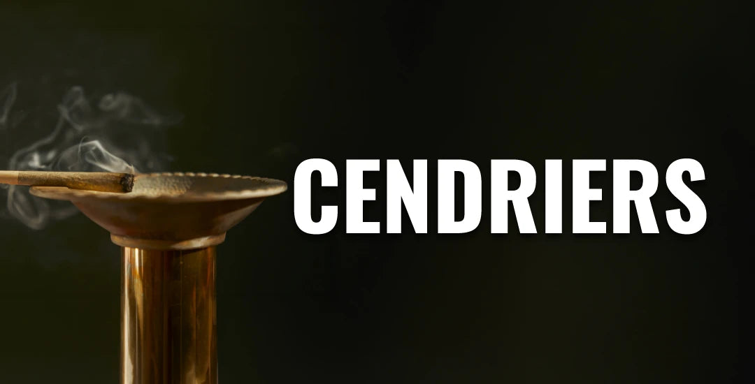 Cendrier avec un joint de CBD