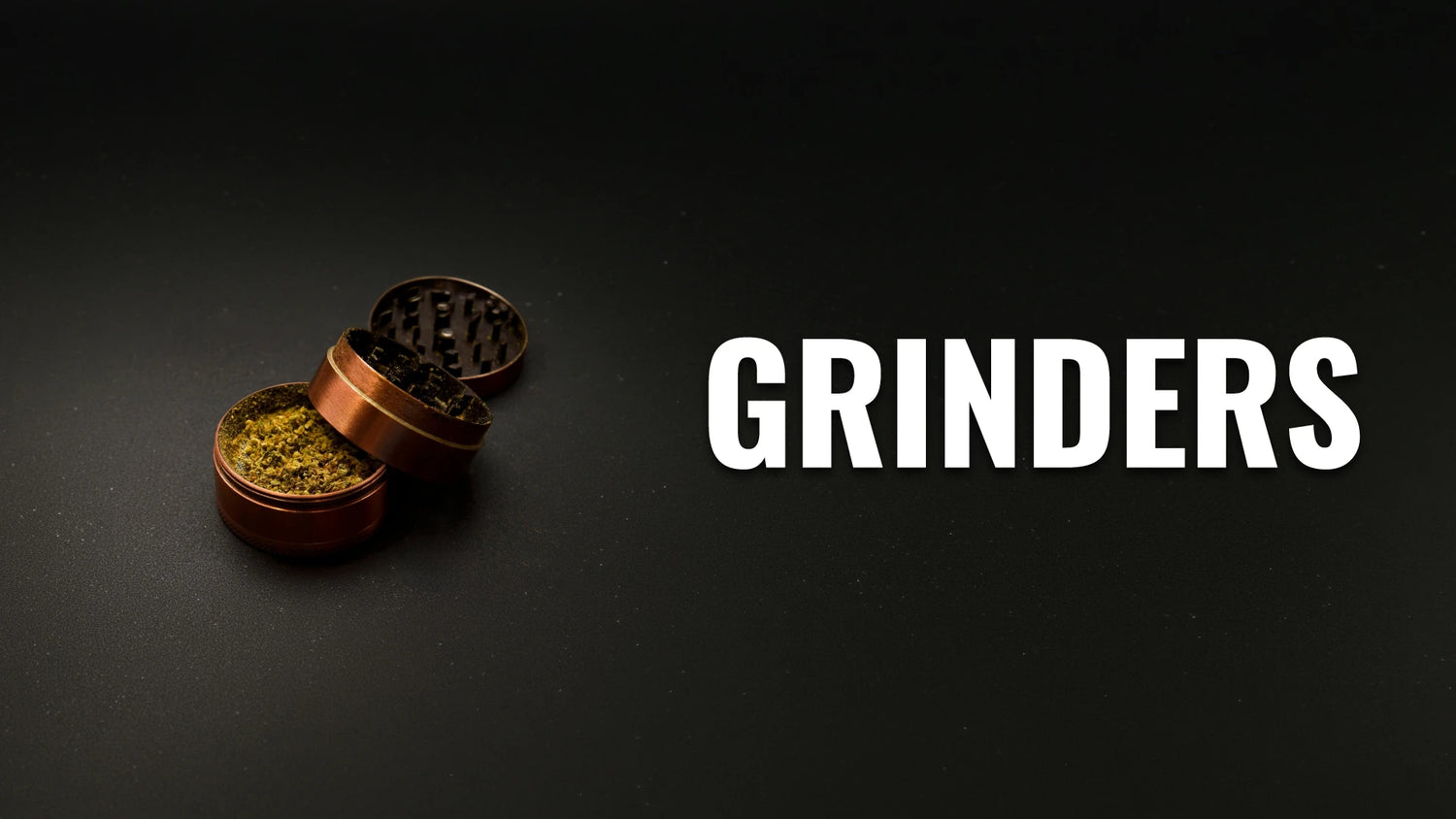 Grinders avec fleurs de chanvre