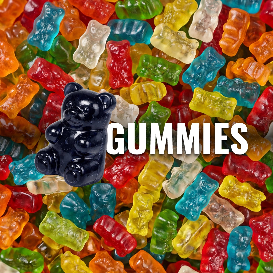 gummies CBD en forme d’oursons colorés