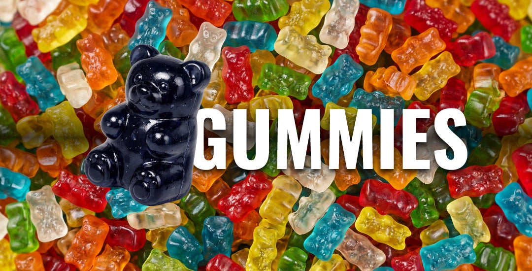 gummies CBD en forme d’oursons colorés