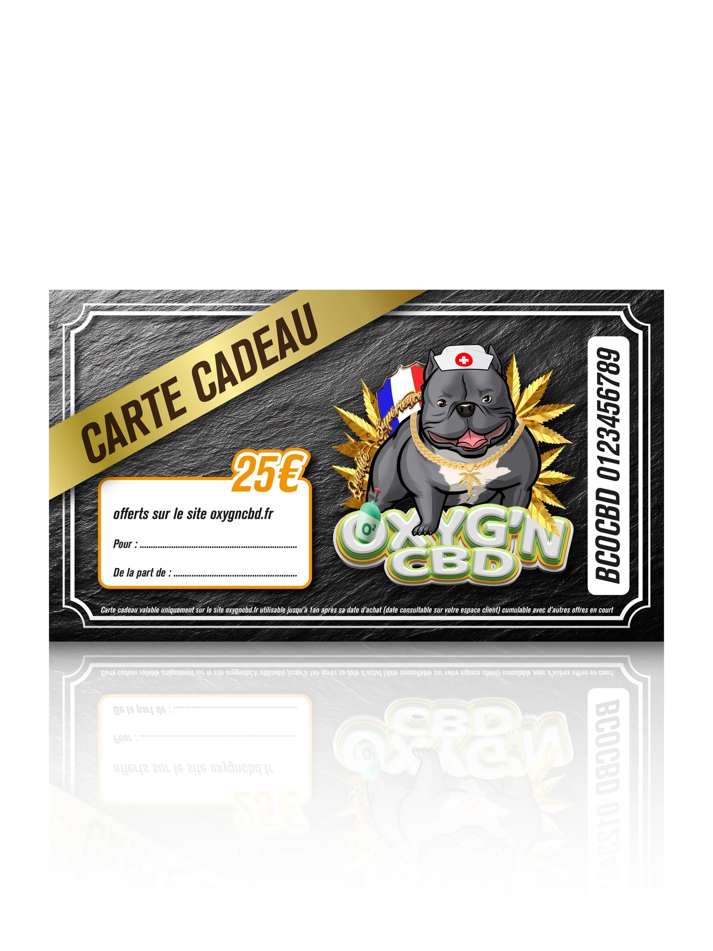 Carte Cadeau Oxyg'n CBD