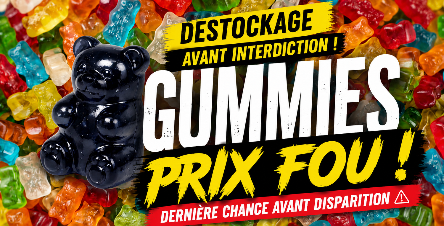 Destockage sur les gummies CBD