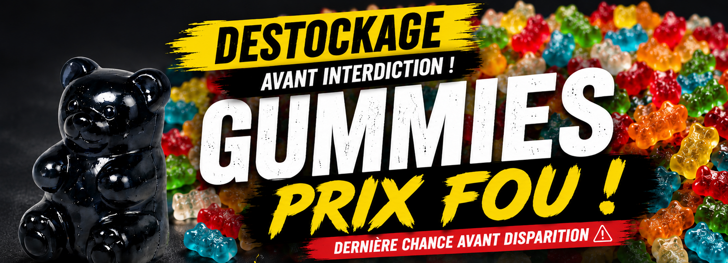 Destockage sur les gummies CBD