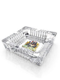 Cendrier en verre carré Oxyg'n CBD
