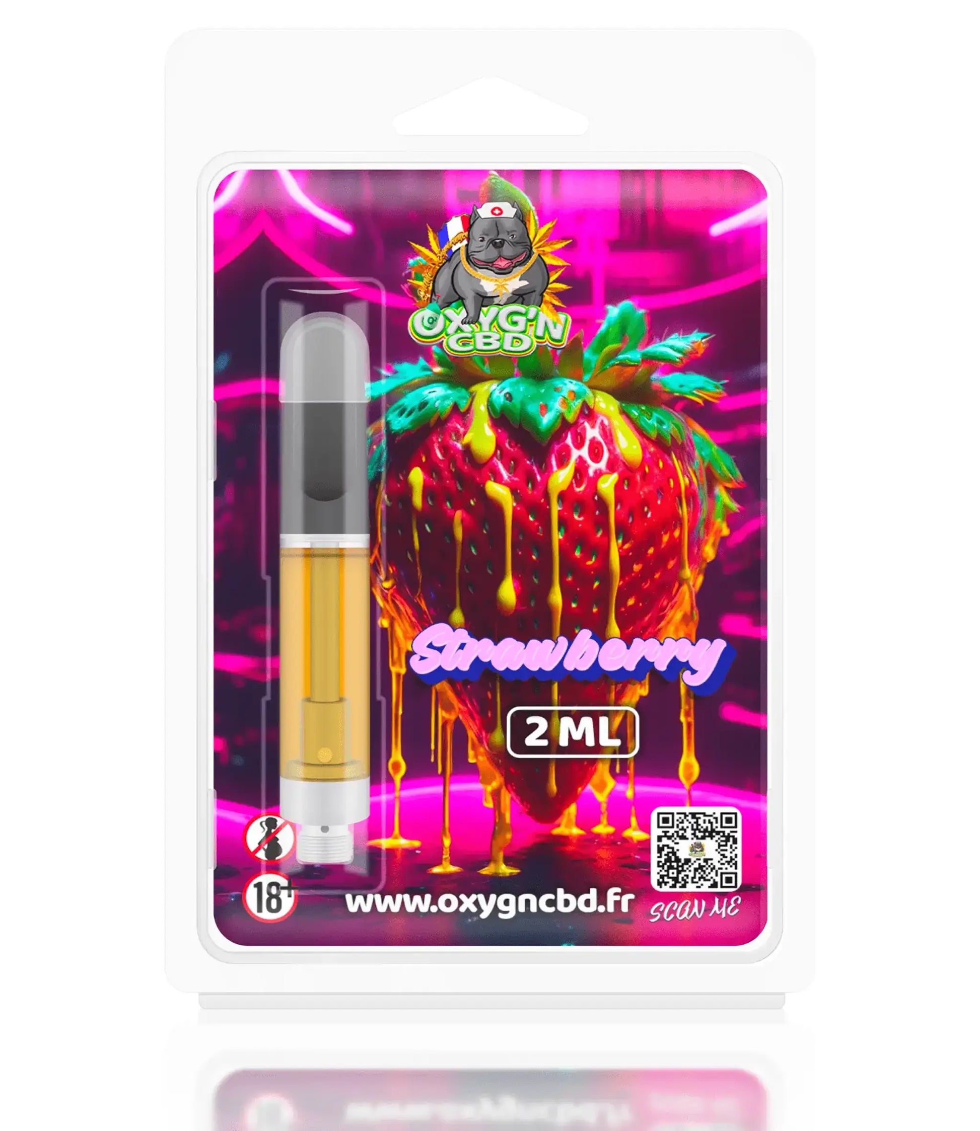 Strawberry 2ML - Cartouche - OXYG'N