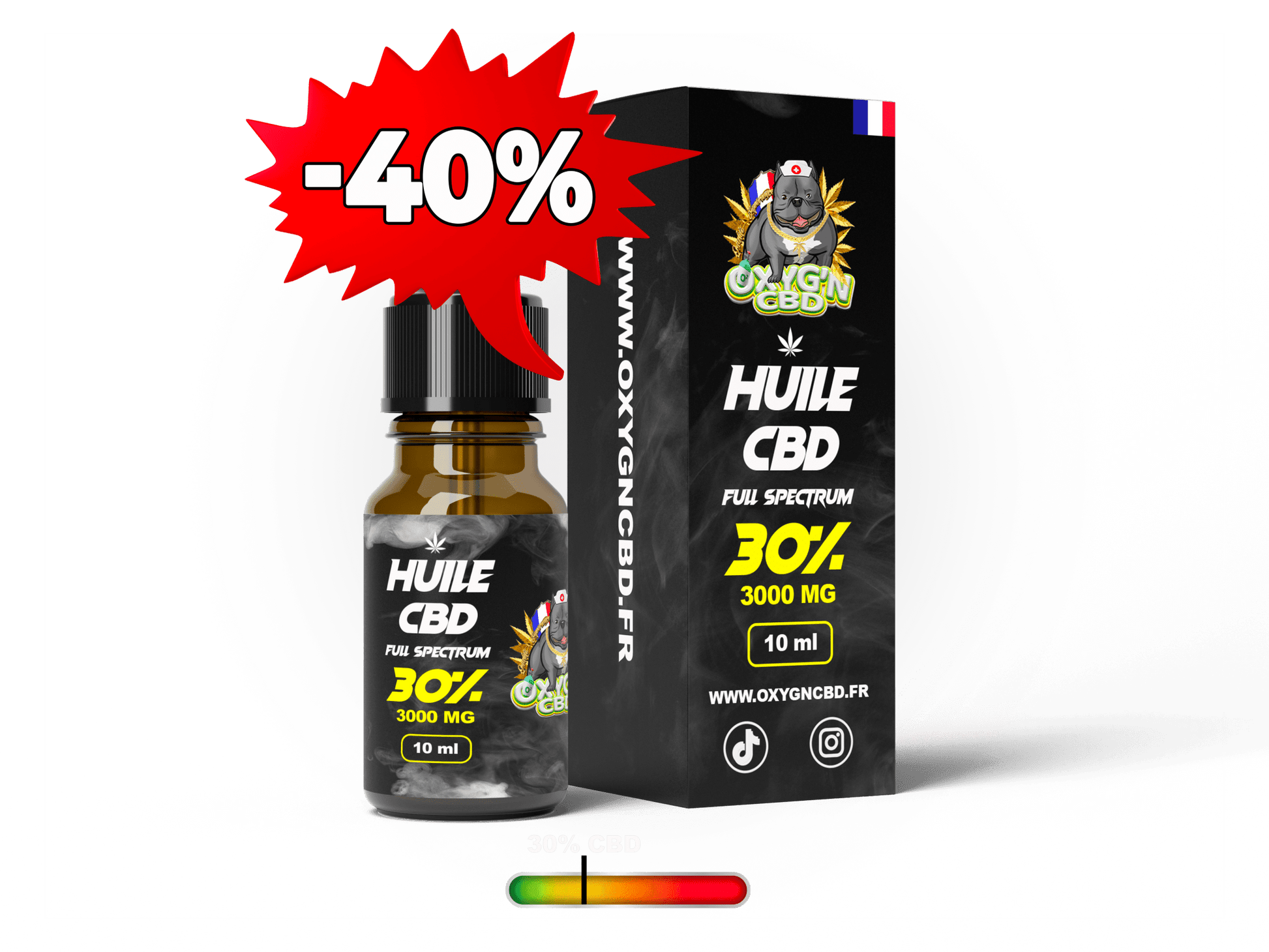 Huile CBD 30% - OXYG'N