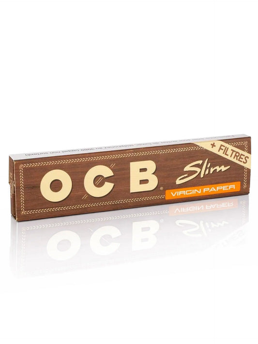 Feuilles Slim OCB Non Blanchies avec carton