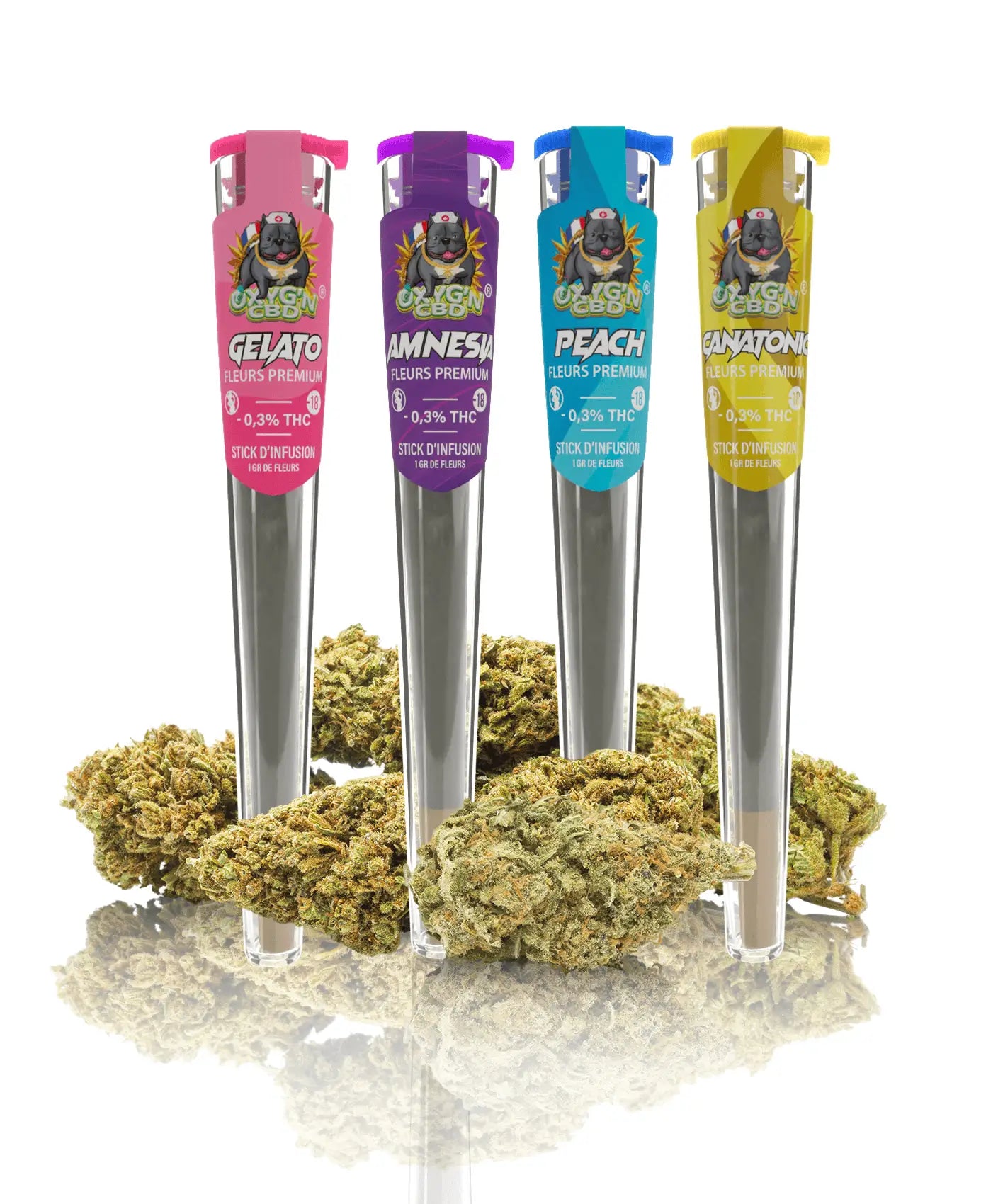 Pack Pré - Roll x4 - OXYG'N