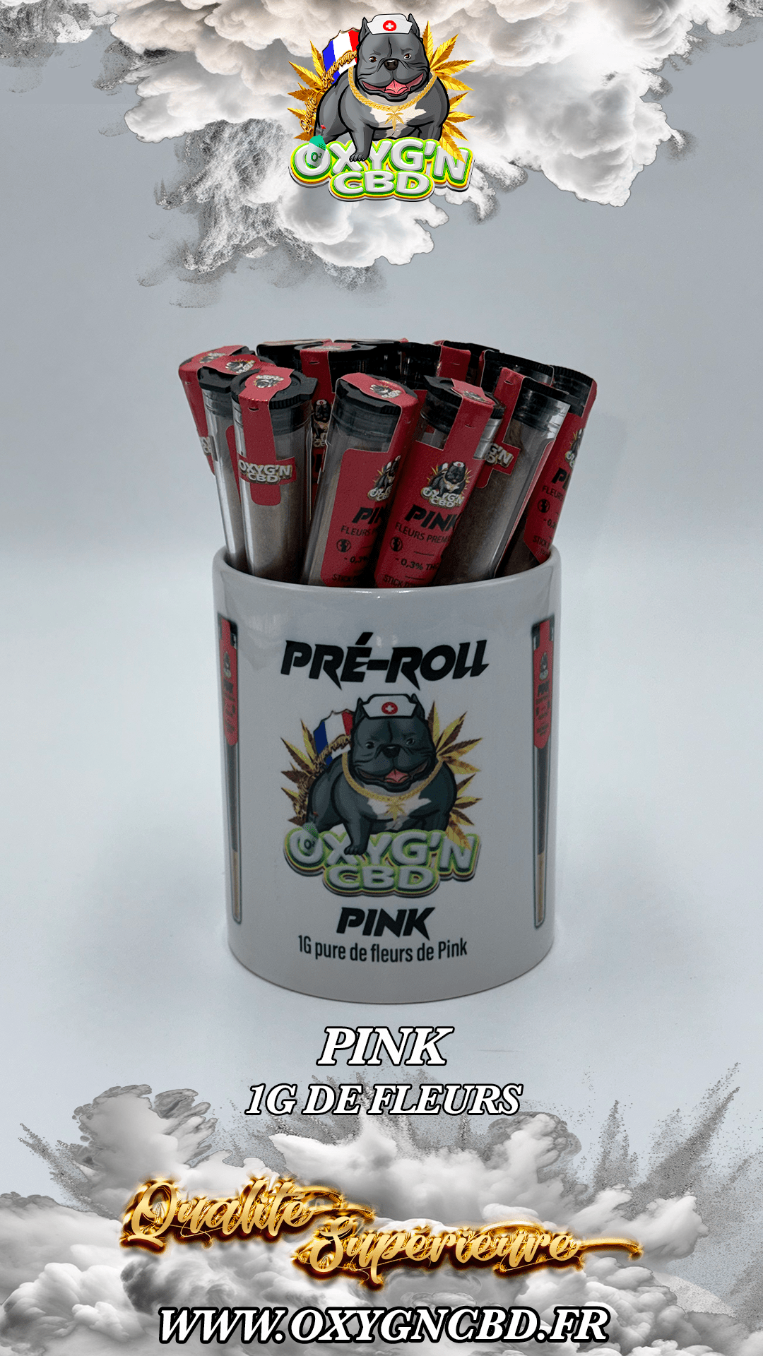 Pink Pré - Roll - OXYG'N